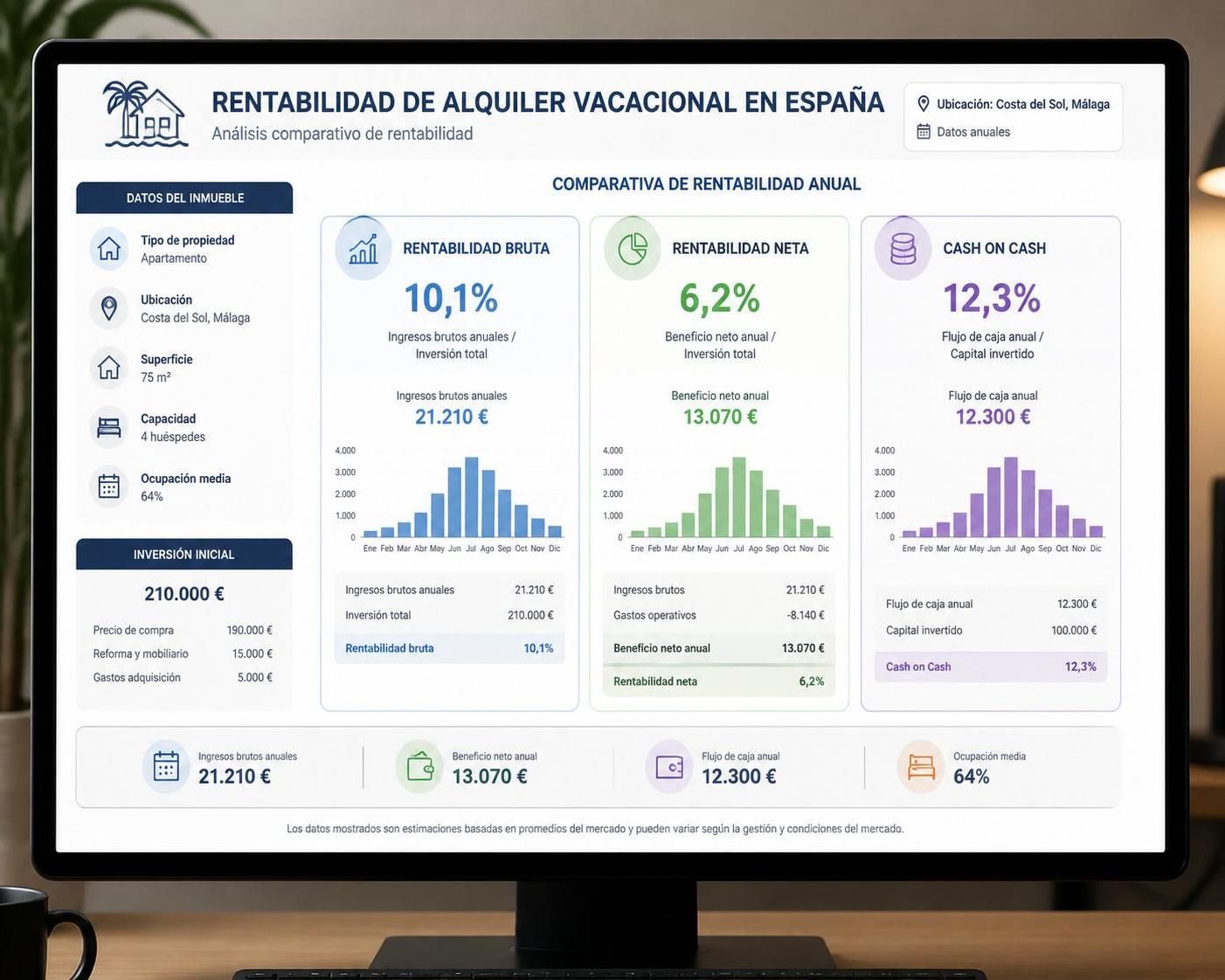 descubre cómo calcular la rentabilidad del alquiler vacacional en 2026 y maximiza tus ingresos con nuestros consejos y estrategias efectivas.
