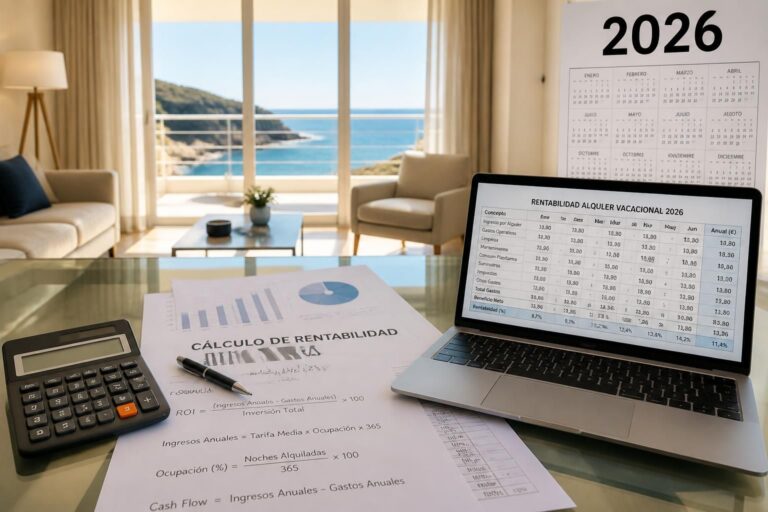 Rentabilidad del alquiler vacacional 2026: cómo calcularla